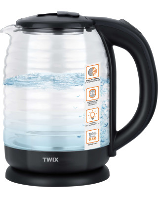 Електрочайник TWIX HMKT-15 Glass&Black
