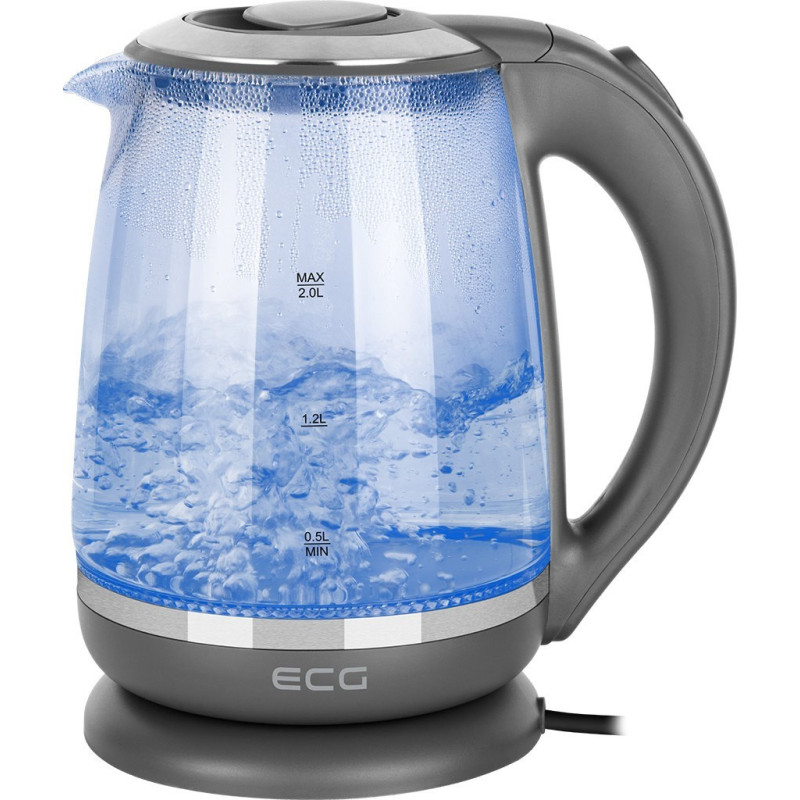 Чайник ECG RK 2020 Grey Glass