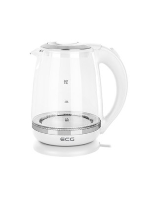 Електрочайник ECG RK 2020 White Glass