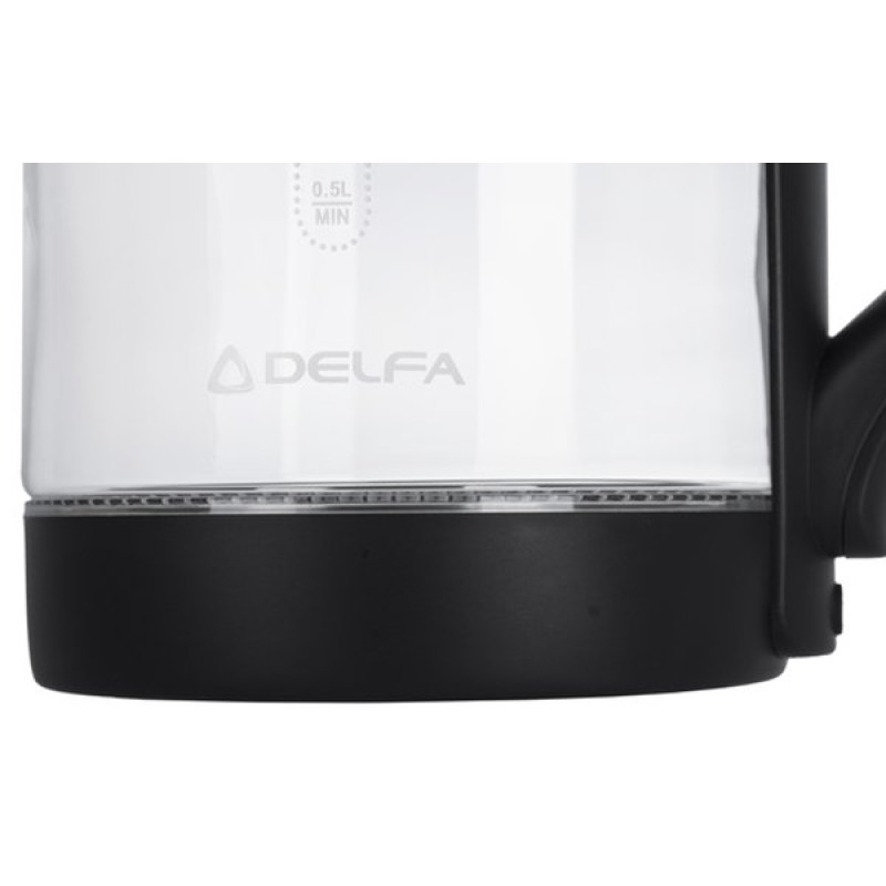 Електрочайник Delfa DK 2650 X Kettle/glass