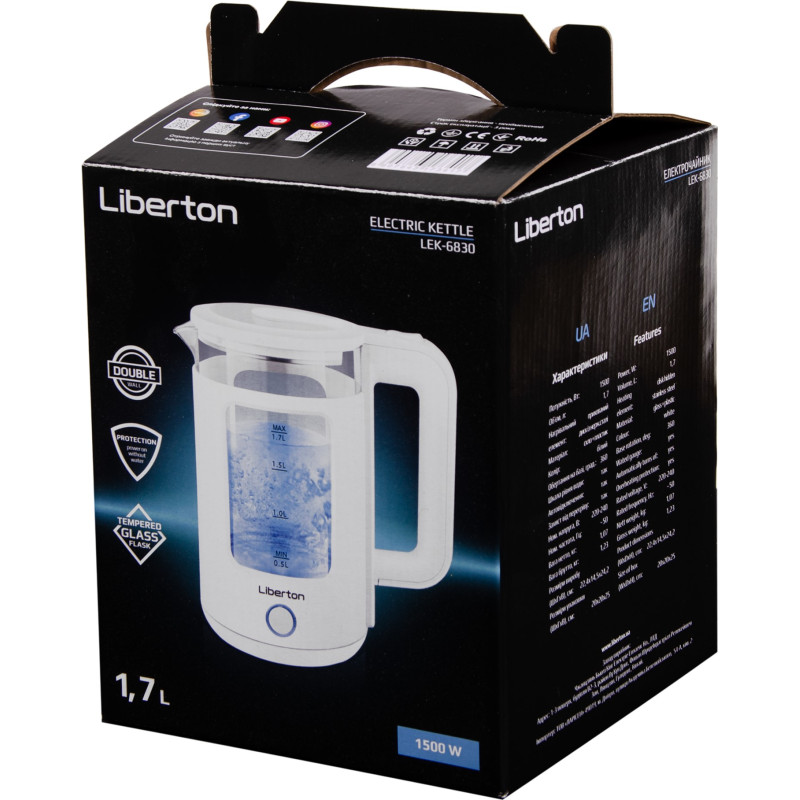 Електрочайник Liberton LEK-6830