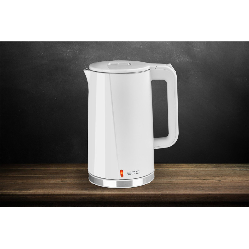 Електрочайник ECG RK 1702 Safe to Touch White