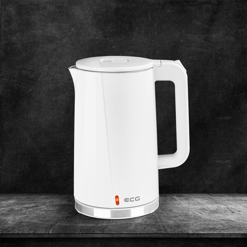 Електрочайник ECG RK 1702 Safe to Touch White
