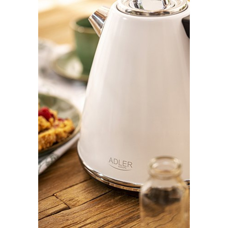 Електрочайник Adler AD 1343 white