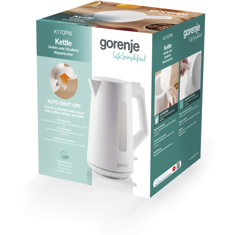 Електрочайник Gorenje K17OPW