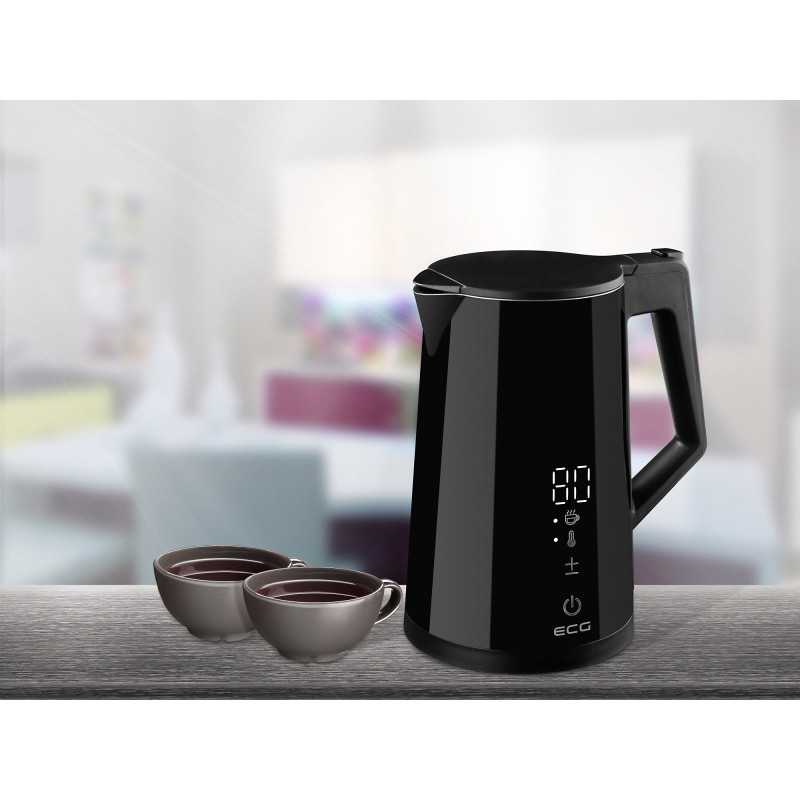 Електрочайник ECG RK 1893 Digitouch Black