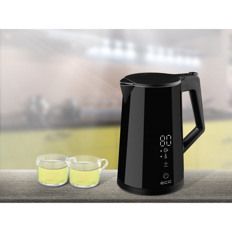 Електрочайник ECG RK 1893 Digitouch Black
