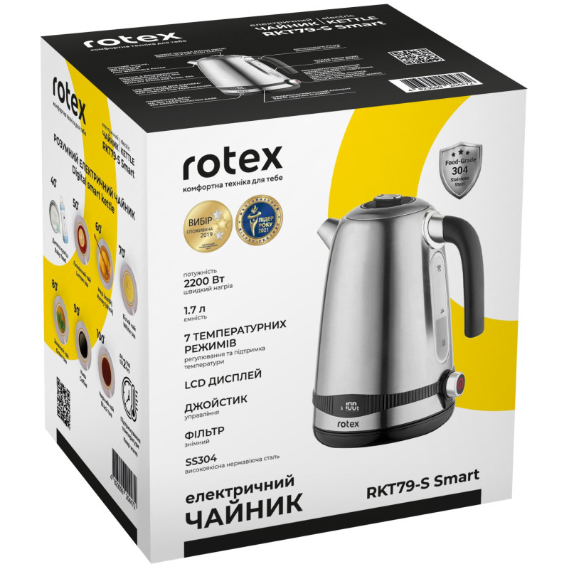 Електрочайник Rotex RKT79-S Smart