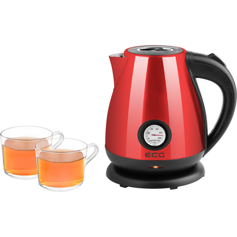 Електрочайник ECG RK 1705 Metallico Rosso