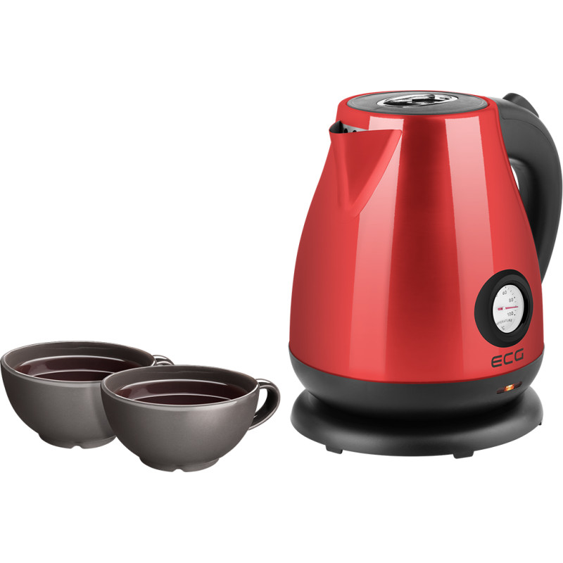 Електрочайник ECG RK 1705 Metallico Rosso