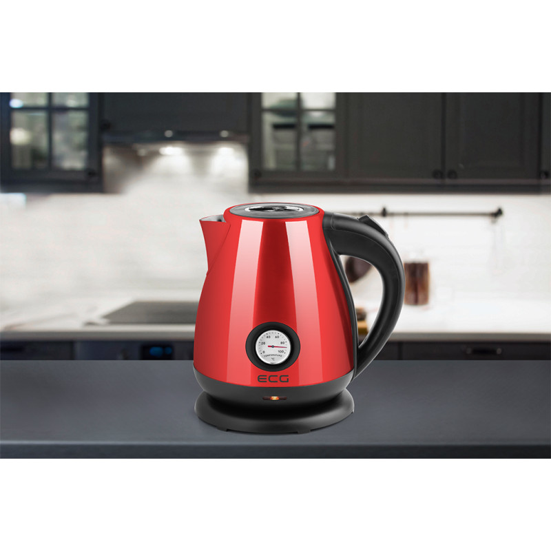 Електрочайник ECG RK 1705 Metallico Rosso