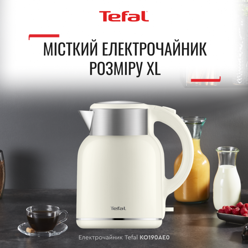 Електрочайник Tefal Thermo Protect XL KO190AE0