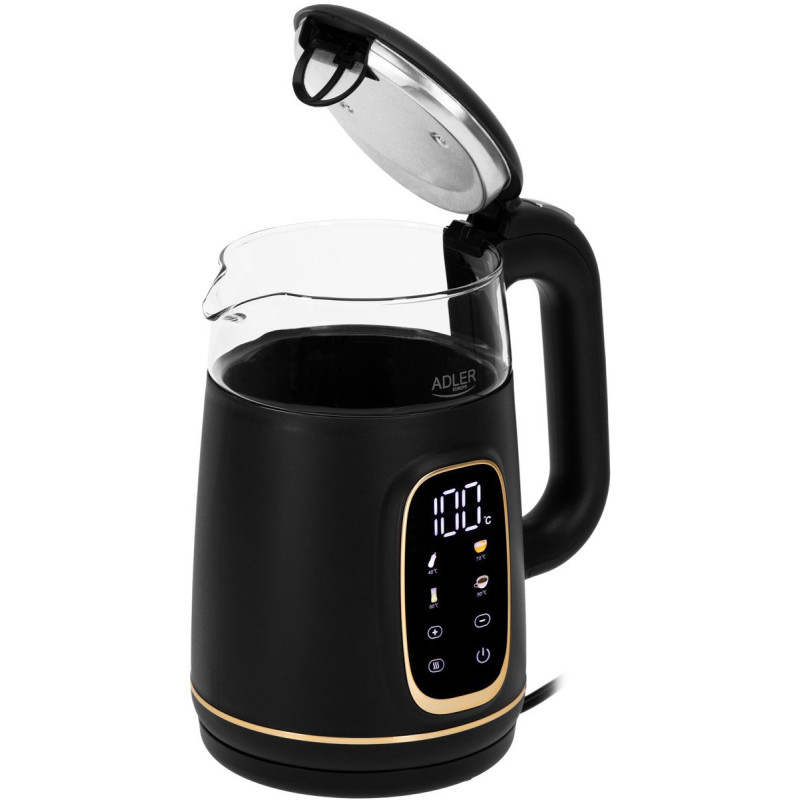 Електрочайник Adler AD 1305 black gold