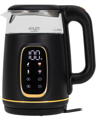 Електрочайник Adler AD 1305 black gold