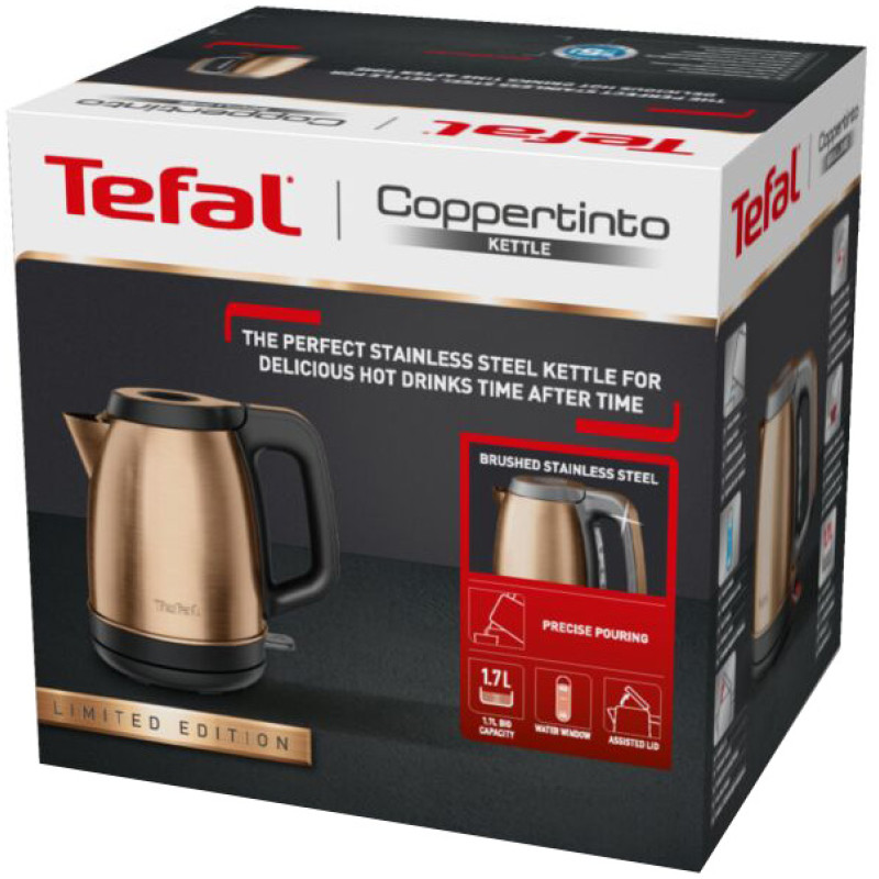 Електрочайник Tefal Coppertinto KI280G10