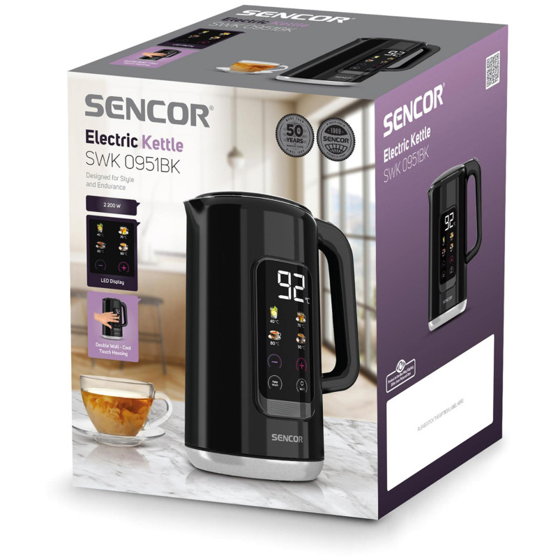 Електрочайник Sencor SWK 0951BK