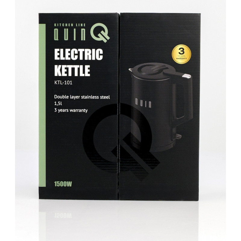 Електрочайник QUIN KTL-101 Black