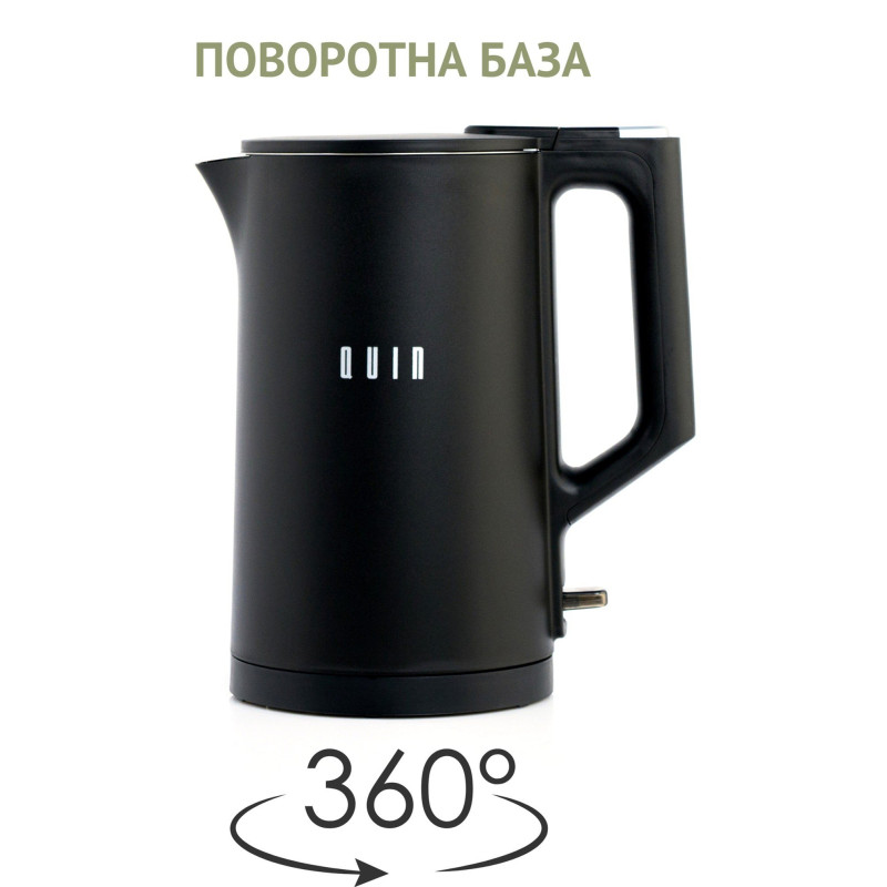 Електрочайник QUIN KTL-101 Black