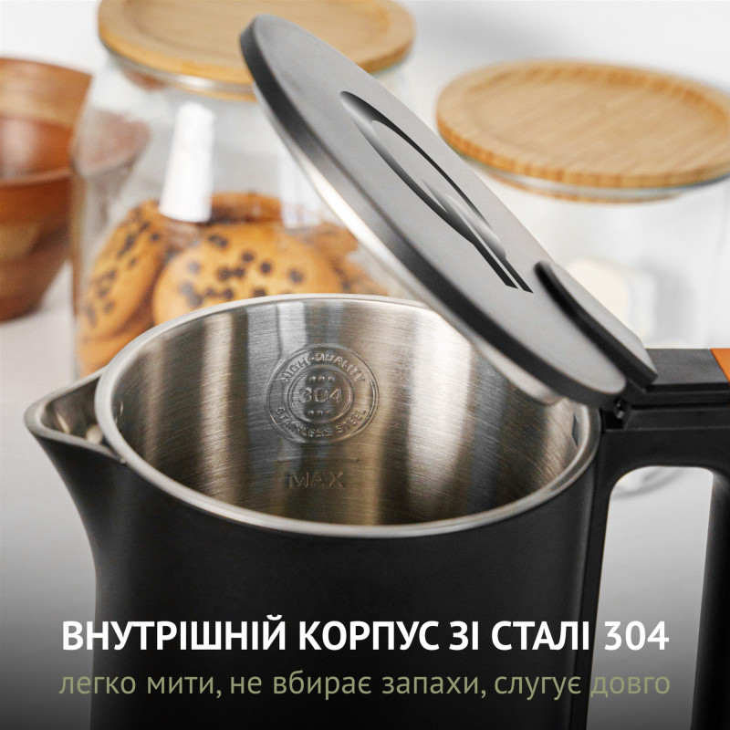 Електрочайник QUIN KTL-101 Black