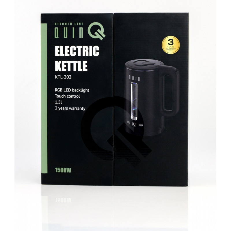 Електрочайник QUIN KTL-202 Black