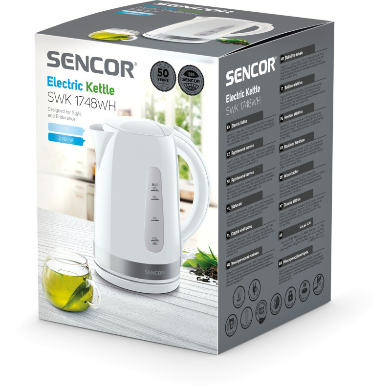 Електрочайник SENCOR SWK 1748WH