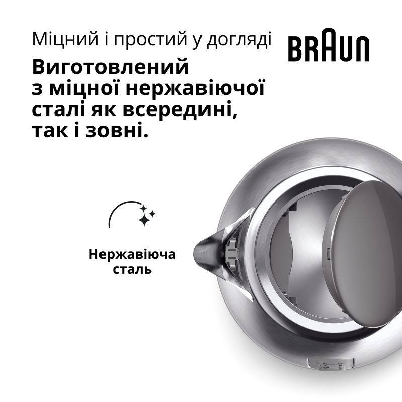 Електрочайник Braun WK 1500 GY