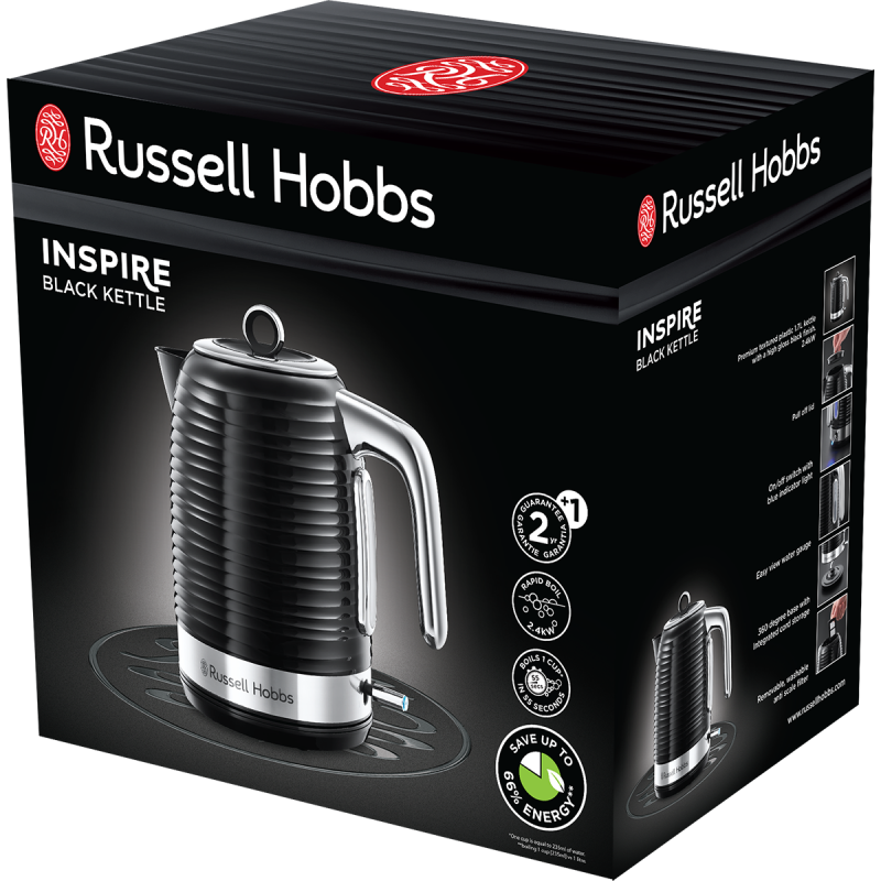 Електрочайник RUSSELL HOBBS 24361-70 Inspire Black