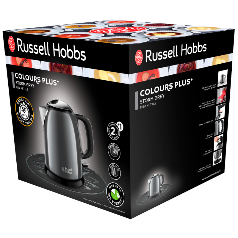 Електрочайник Russell Hobbs Colors Plus Mini Gray 24993-70