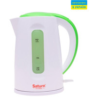 Електрочайник SATURN ST-EK8439U White/Green