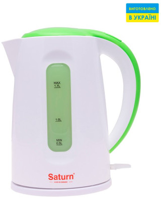 Електрочайник SATURN ST-EK8439U White/Green