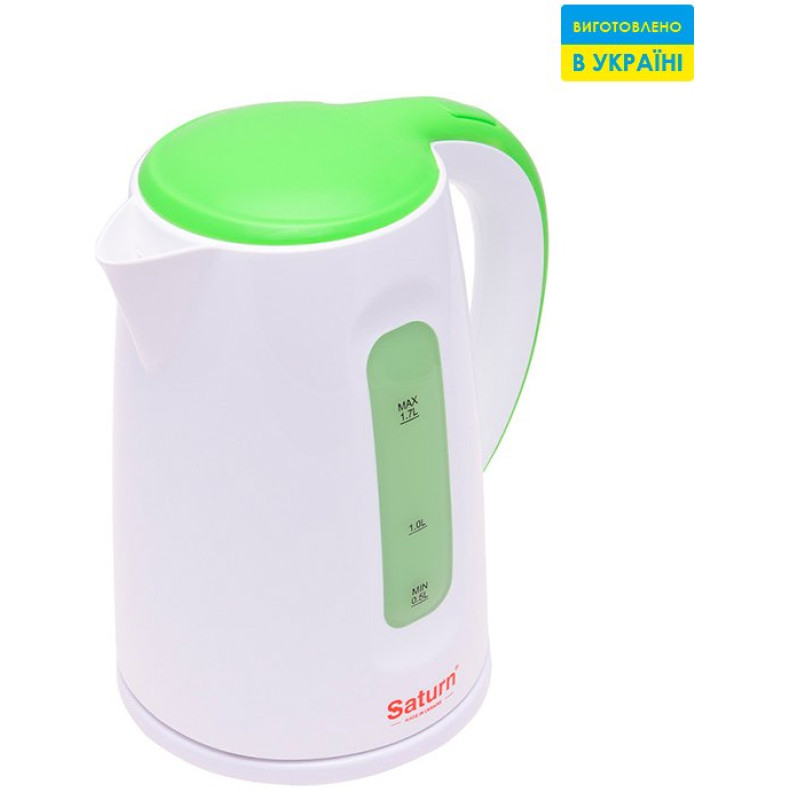 Електрочайник SATURN ST-EK8439U White/Green