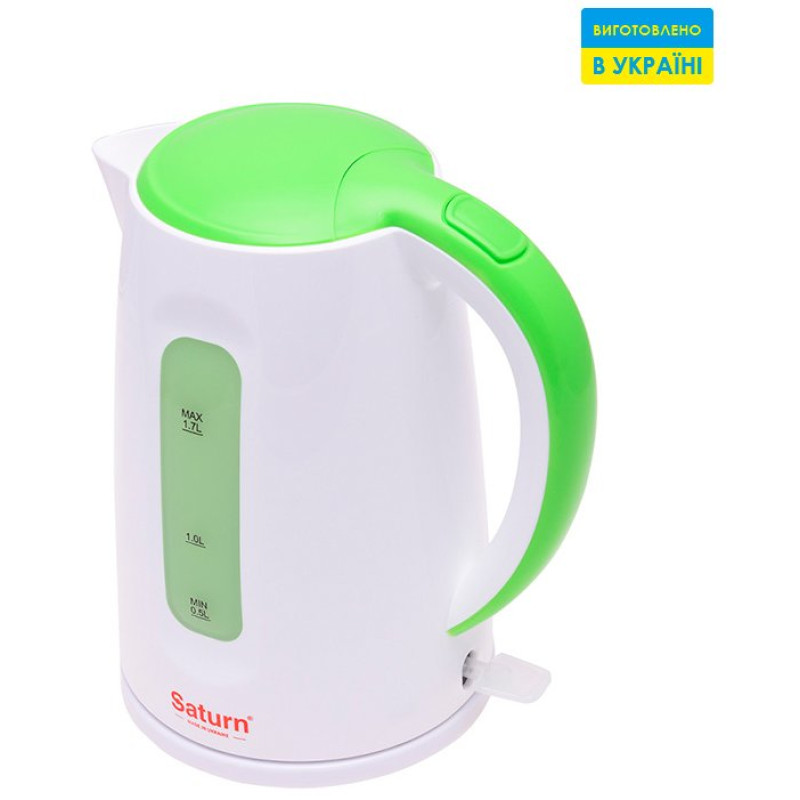 Електрочайник SATURN ST-EK8439U White/Green