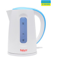 Електрочайник SATURN ST-EK8439U White/Blue