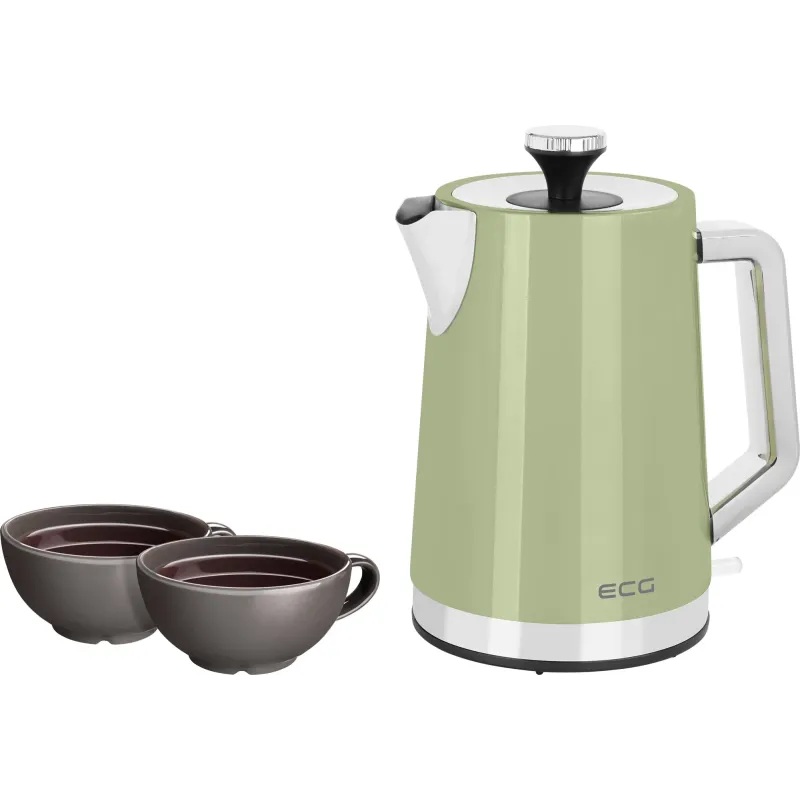 Електрочайник ECG RK 1766 Vintage Olive
