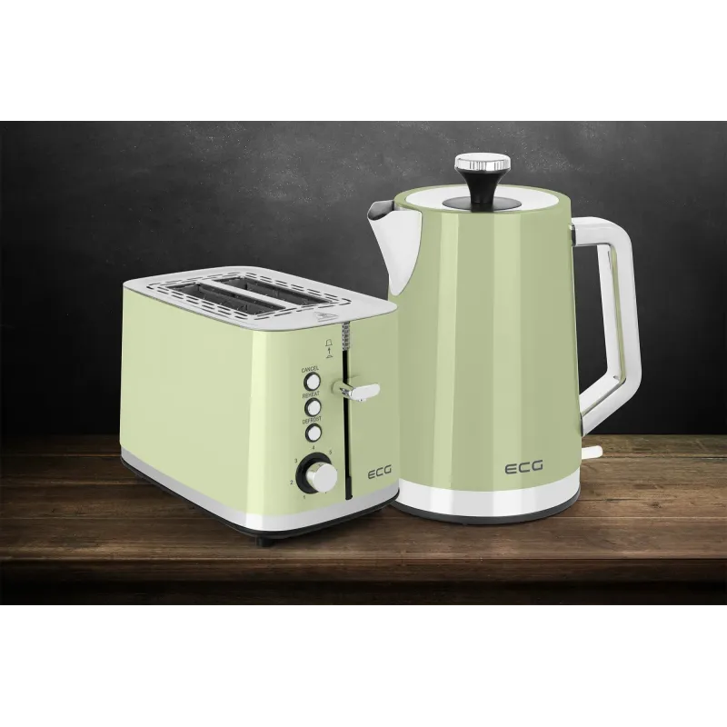 Електрочайник ECG RK 1766 Vintage Olive
