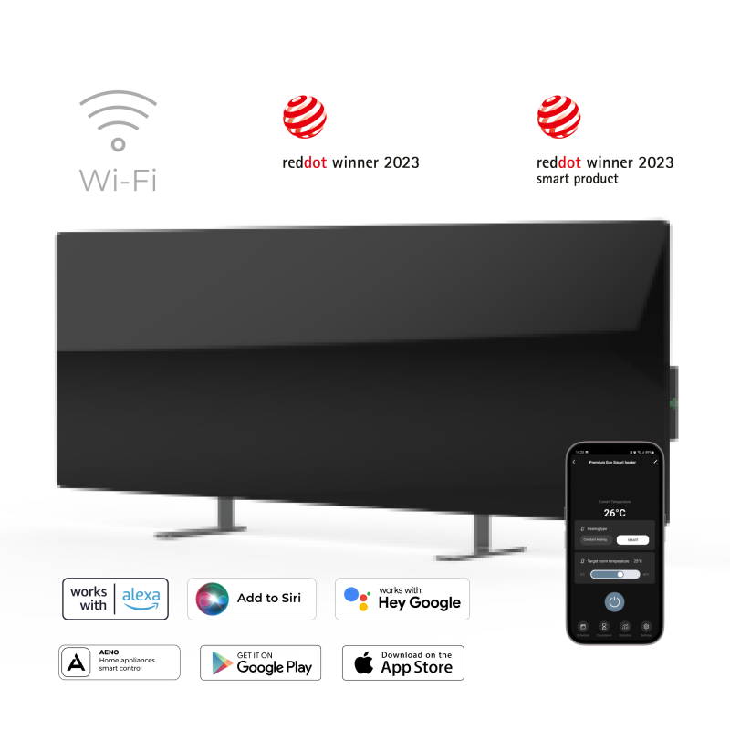 Конвектор AENO Premium Eco GH2S Black (AGH0002S)