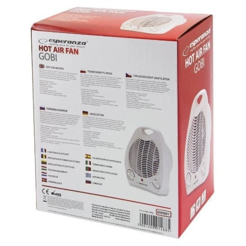 Тепловентилятор Esperanza GOBI (EHH001)