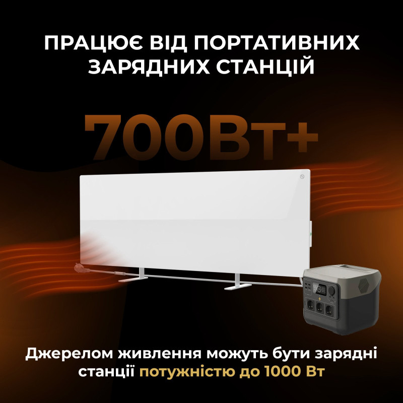 Конвектор AENO Premium Eco Smart GH4S LED Black (AGH0004S)