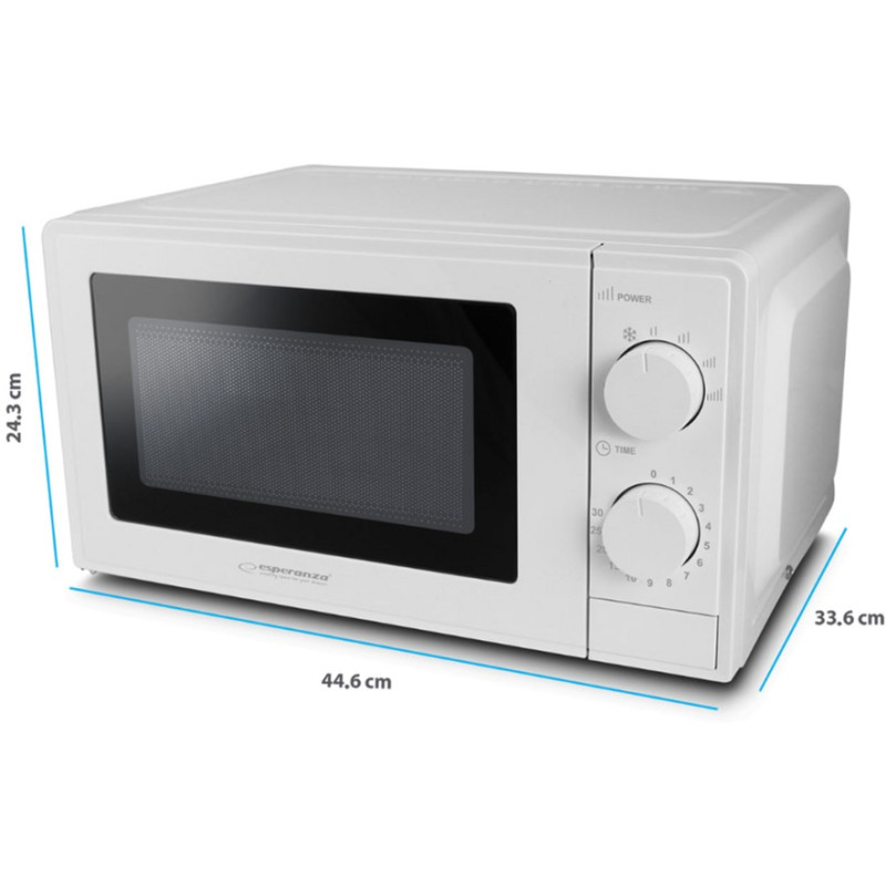 Мікрохвильова піч Esperanza EKO011W Estofado White