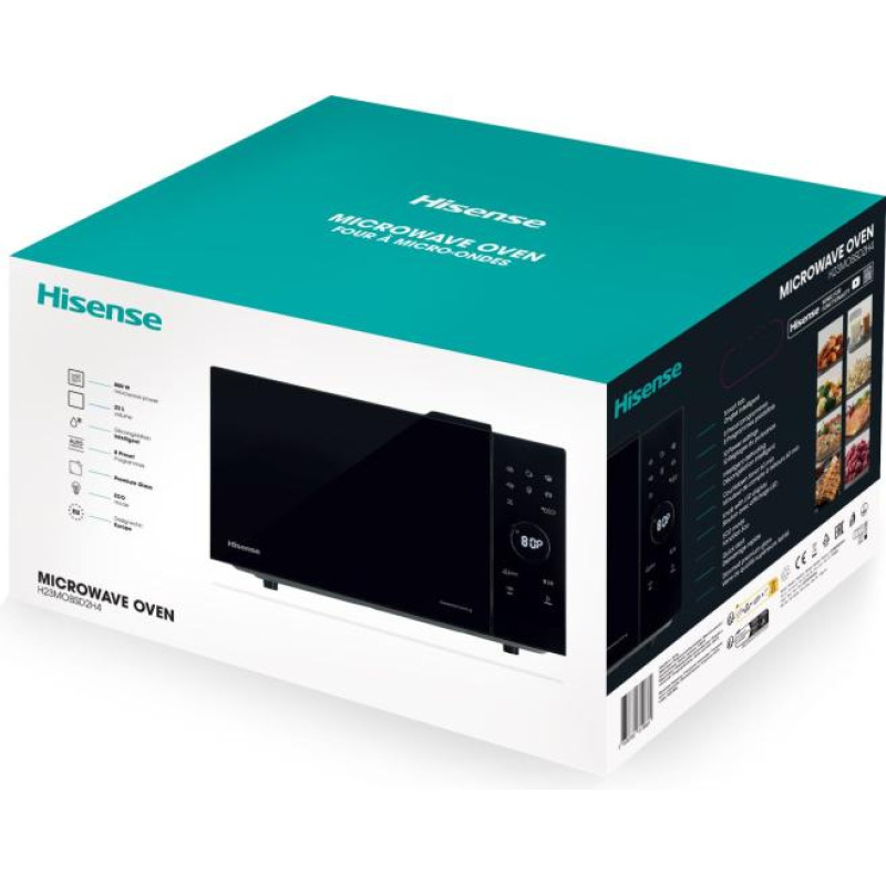 Мікрохвильова піч hisense h23mobsd2h4