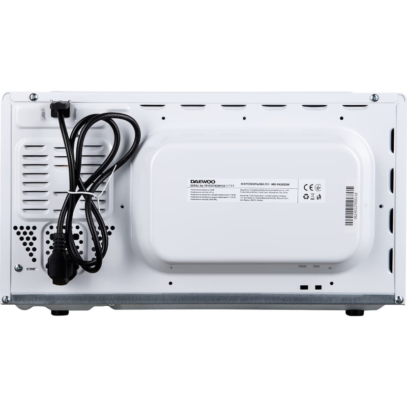 Мікрохвильова піч Daewoo MD-FA202SW