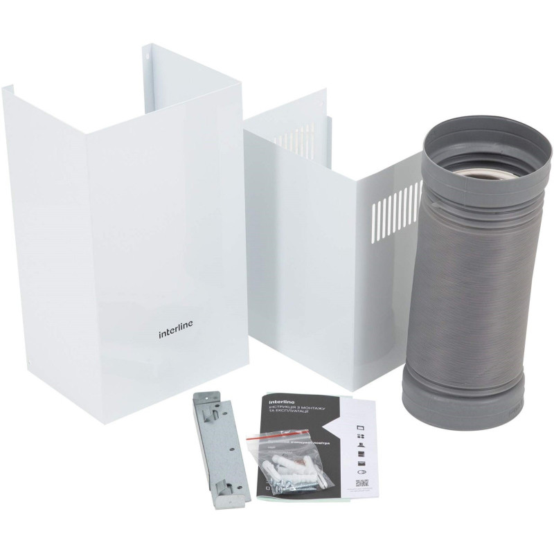 Витяжка Interline FLOW WH A/60/GL/M