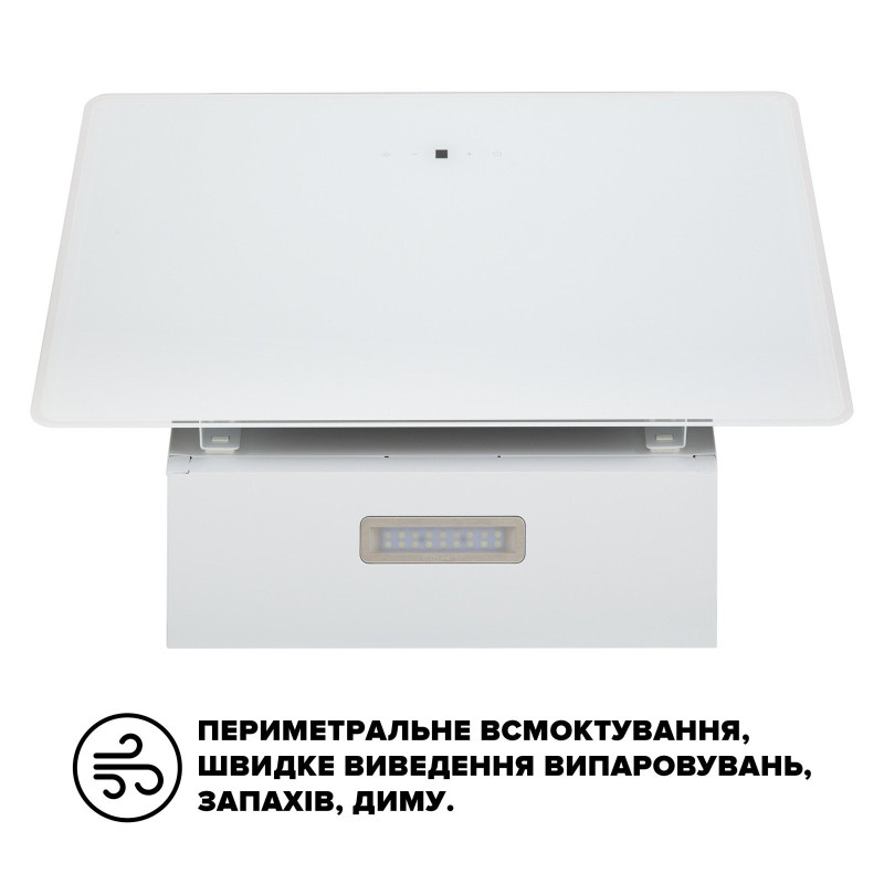 Витяжка Interline FLOW WH A/60/GL/M