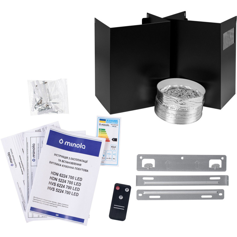 Витяжка Minola HDN 5224 BL 700 LED