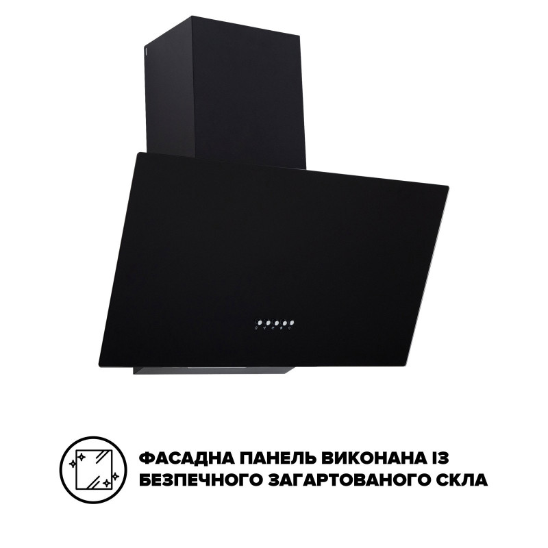 Витяжка INTERLINE TEFFI BL A/60/GL/PB