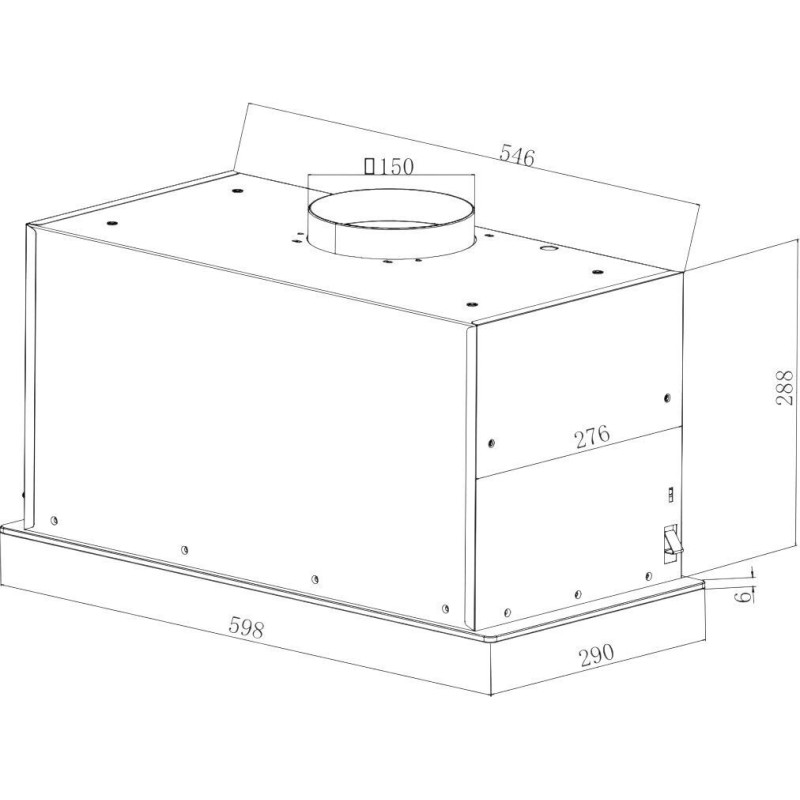 Витяжка Hansa OMP6555BGH