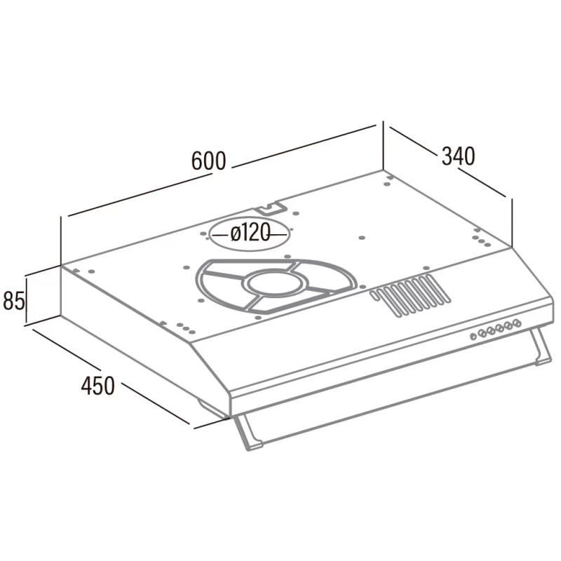 Витяжка Cata LF 2060 X (02011317)