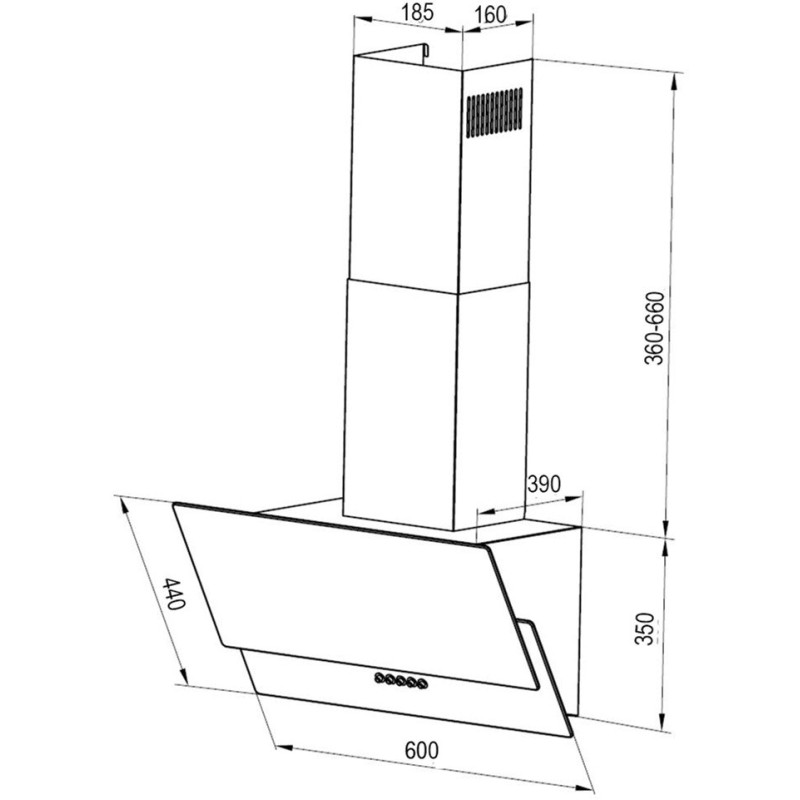 Витяжка BORGIO RNT-SU 60 ivory