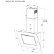 Витяжка PYRAMIDA ANR-F 60 S (1150) GIV