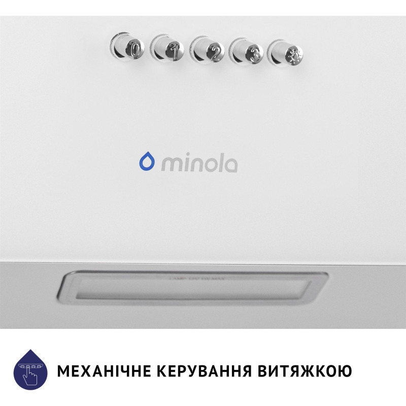 Витяжка Minola HDN 6224 WH 700 LED
